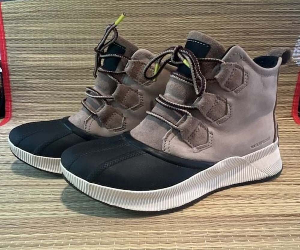 Sorel Out 'N About III Classic Leather Waterproof Boot in Omega Taupe